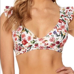 “Garden Party Floral Hipster Bikini Set”